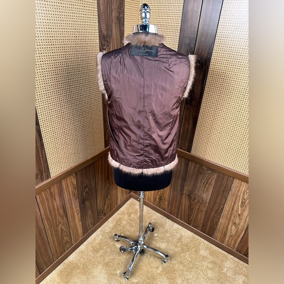 JERRY SORBARA NEW YORK DESIGNER RUSSIAN SABLE FUR VEST JACKET COAT SMALL 2 - 4 - Picture 10 of 13